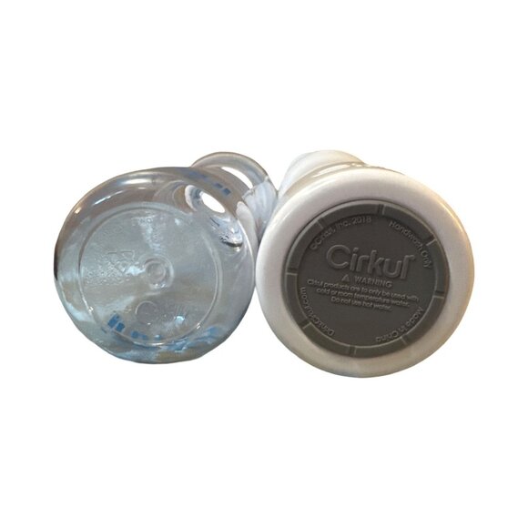 Cirkul Water Bottle Combo Set With Blue Lid - 22 Oz Transparent Plastic & White - Picture 3 of 4